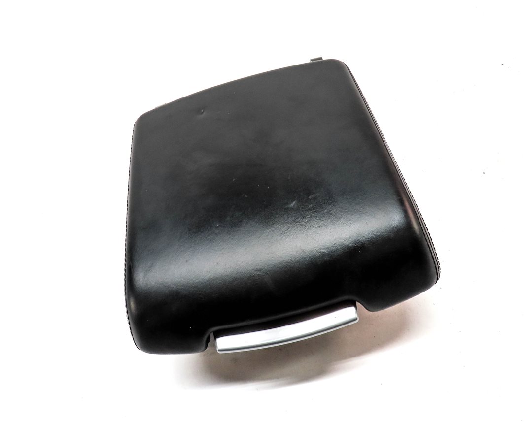 Thumbnail 3: 07-12 RANGE ROVER (L322) FRONT CENTER CONSOLE ARMREST LID (JET BLACK LEATHER)