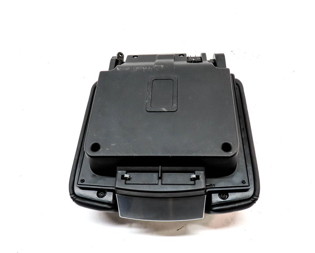 Thumbnail 5: 07-12 RANGE ROVER (L322) FRONT CENTER CONSOLE ARMREST LID (JET BLACK LEATHER)