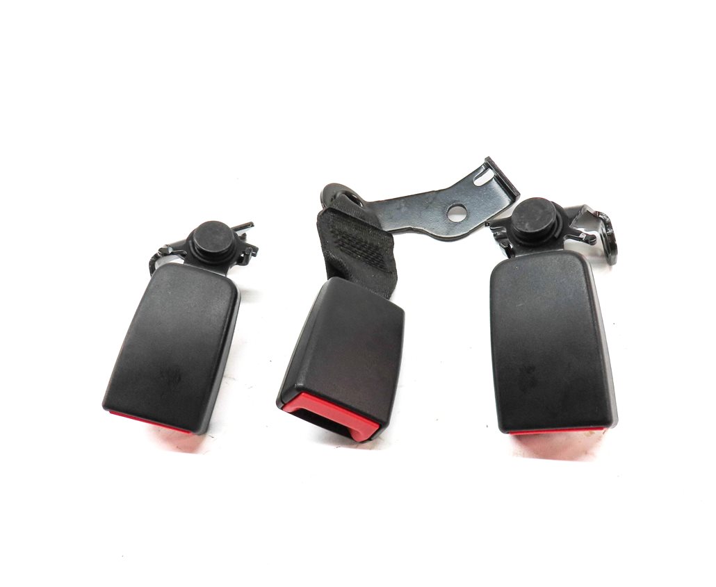 Thumbnail 2: 2010 MERCEDES E350 (W212) REAR LEFT CENTER RIGHT SEATBELT BUCKLE RECEIVER SET/3