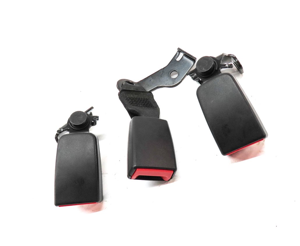 Thumbnail 3: 2010 MERCEDES E350 (W212) REAR LEFT CENTER RIGHT SEATBELT BUCKLE RECEIVER SET/3