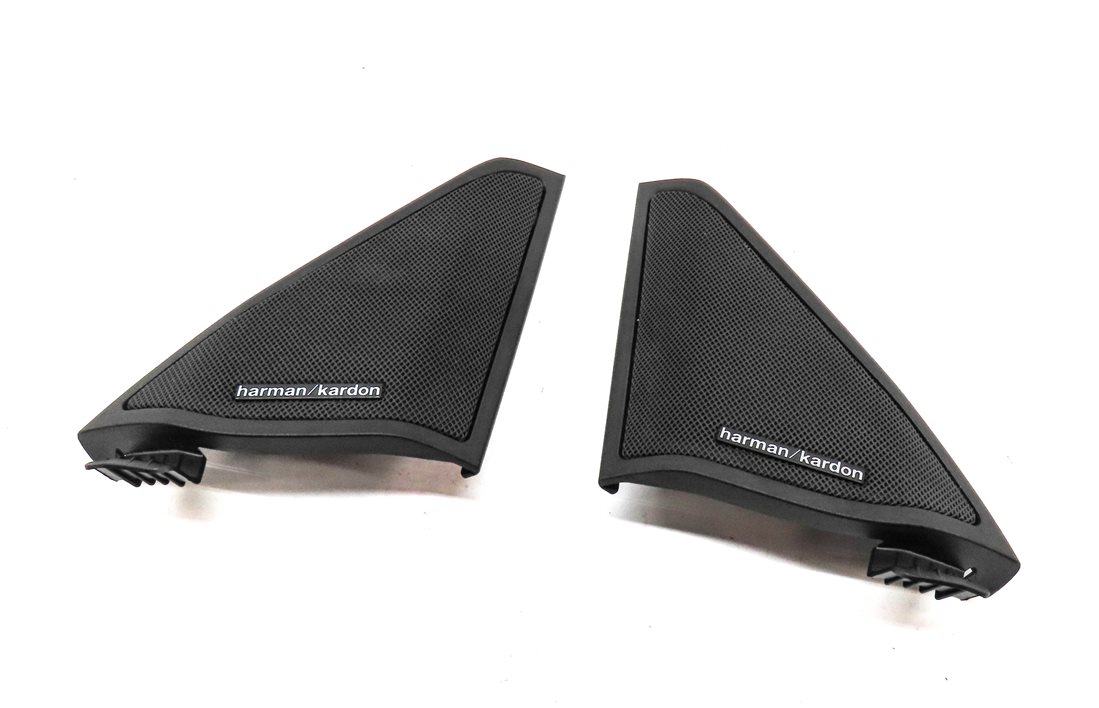 10 MERCEDES E350 (W212) FRONT LEFT & RIGHT DOOR PILLAR HARMAN KARDON SPEAKER SET