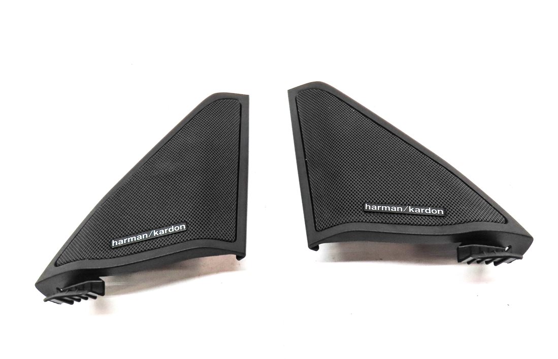 Thumbnail 2: 10 MERCEDES E350 (W212) FRONT LEFT & RIGHT DOOR PILLAR HARMAN KARDON SPEAKER SET