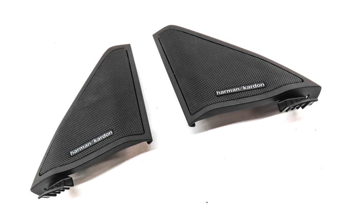 Thumbnail 3: 10 MERCEDES E350 (W212) FRONT LEFT & RIGHT DOOR PILLAR HARMAN KARDON SPEAKER SET