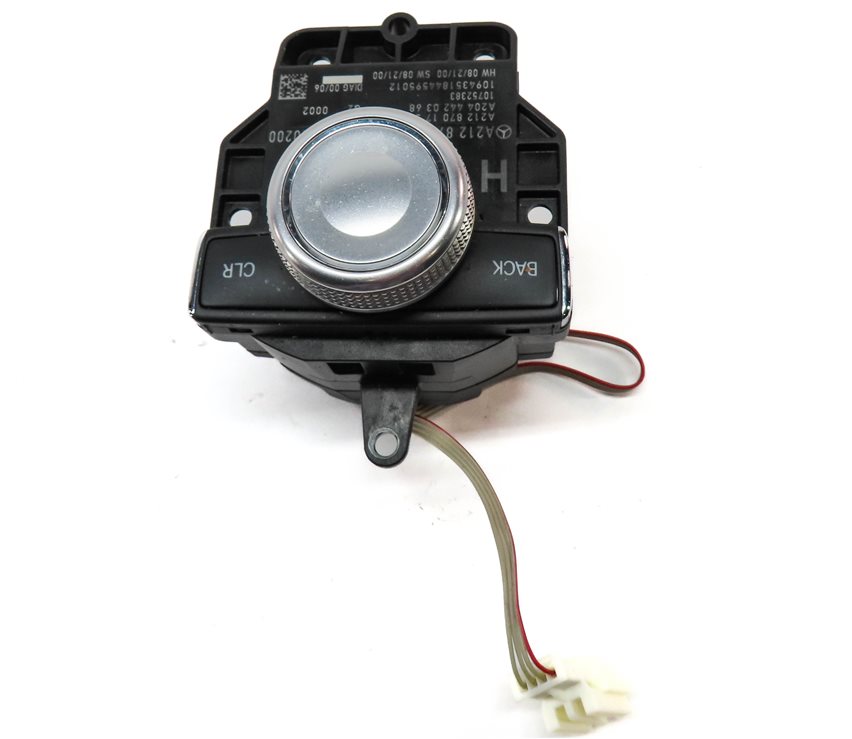 Thumbnail 5: 2010 MERCEDES E350 (W212) FRONT CENTER CONSOLE MEDIA MMI CONTROL DIAL KNOB