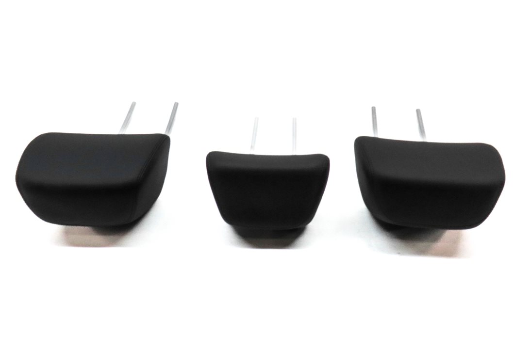 Thumbnail 4: 10-16 MERCEDES E CLASS W212 C207 REAR LEFT CENTER RIGHT HEADREST SET/3 (Black)
