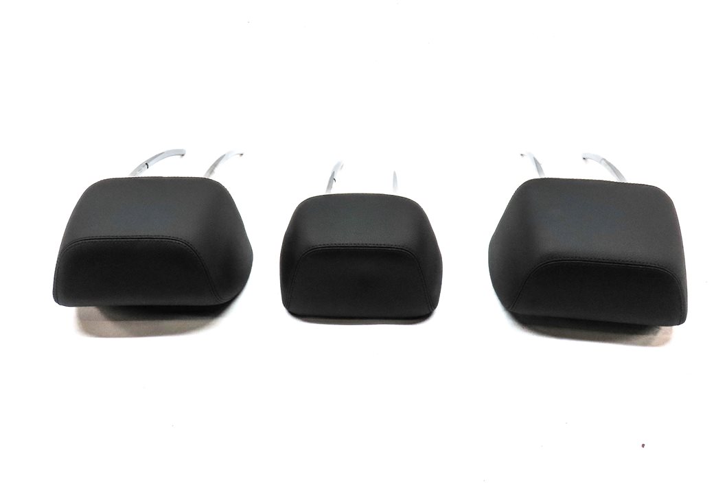 Thumbnail 5: 10-16 MERCEDES E CLASS W212 C207 REAR LEFT CENTER RIGHT HEADREST SET/3 (Black)