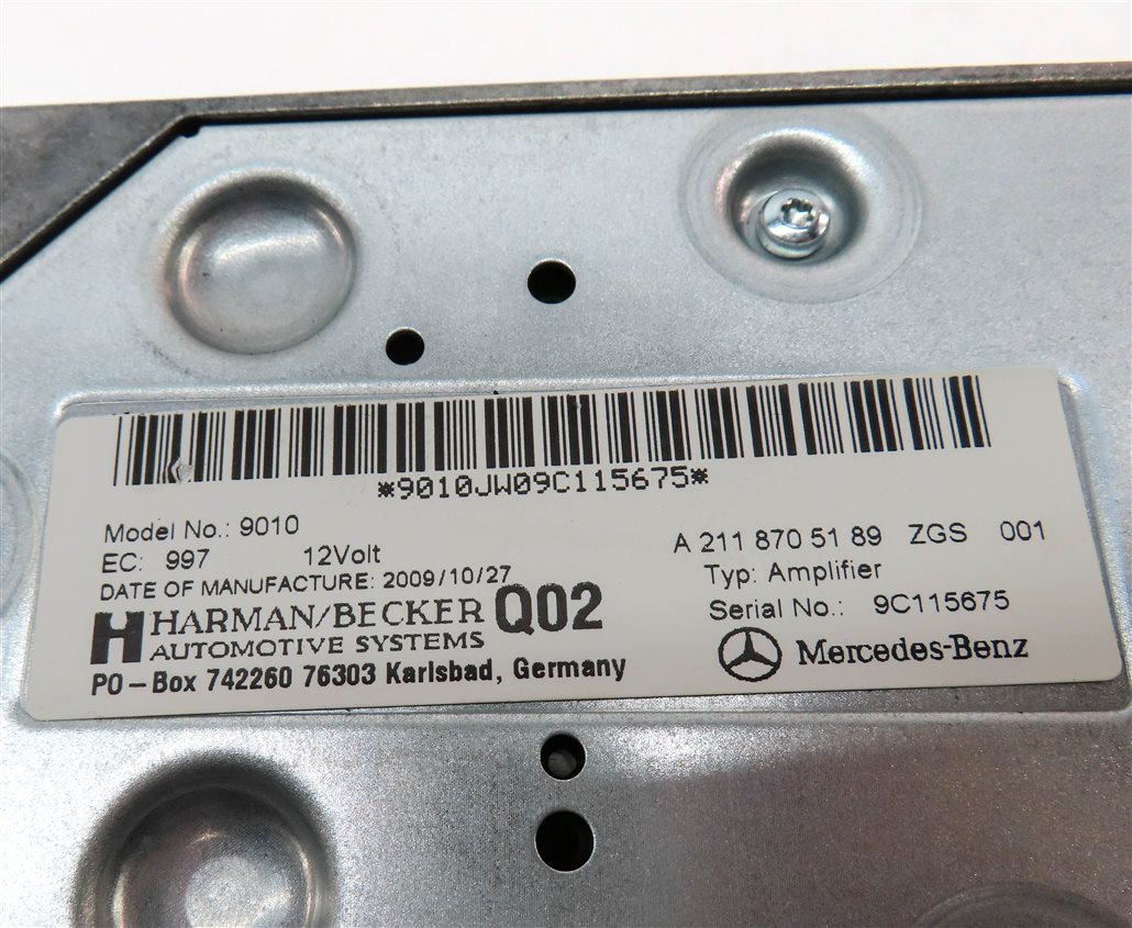 Thumbnail 5: 2010 MERCEDES E350 (W212) STEREO AUDIO SOUND SYSTEM SUB WOOFER AMPLIFIER AMP