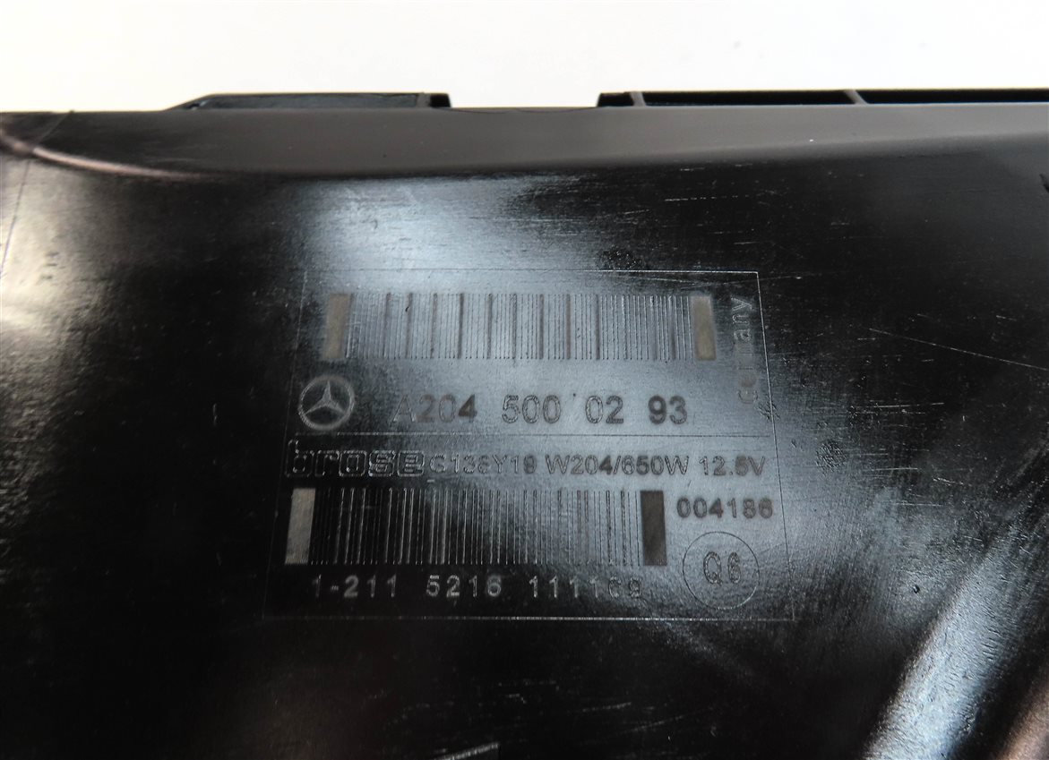 Thumbnail 9: 2008-2017 B C E CLA CLS GLK SLK (W207 W204 X204 W212) RADIATOR COOLING FAN MOTOR
