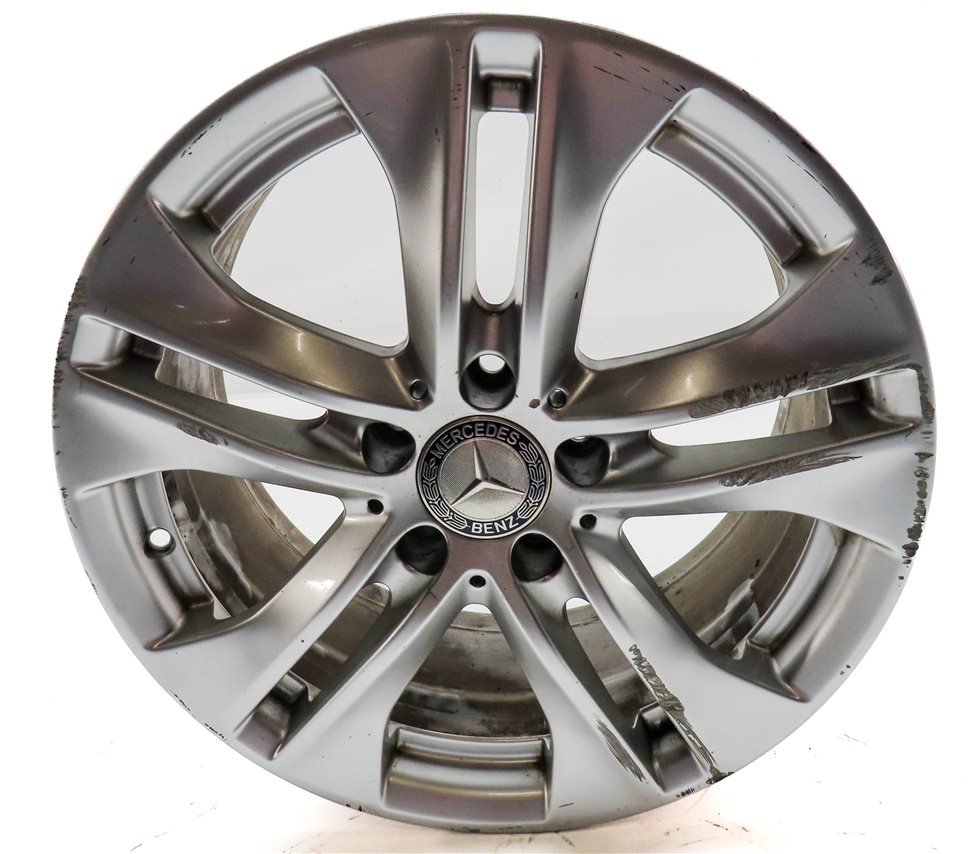 Thumbnail 2: 10-11 MERCEDES E350 E550 (W212) 17X8 10 SPOKE 5 PAIR ALUMINUM WHEEL RIM