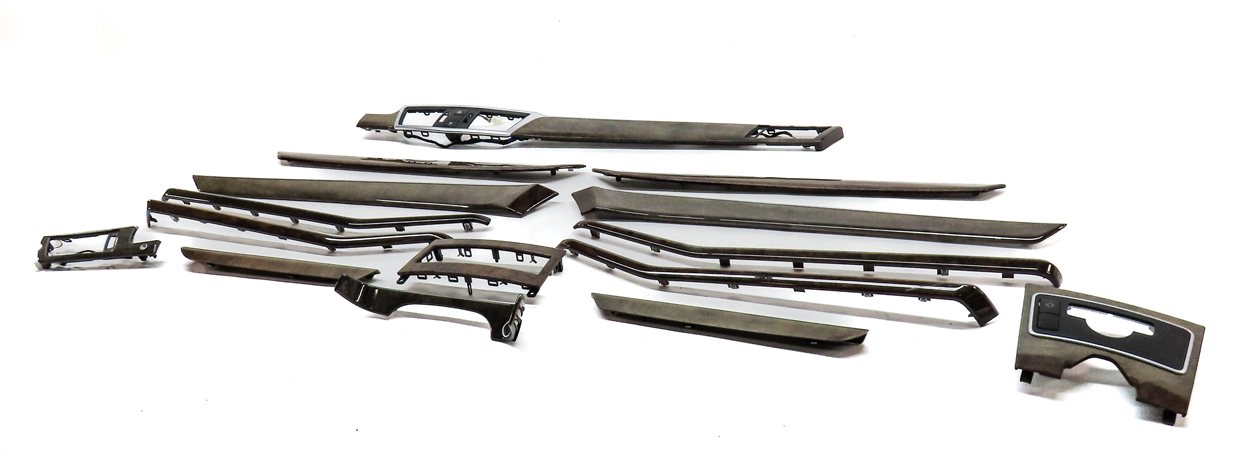 2010 MERCEDES E350 (W212) INTERIOR DASH CENTER CONSOLE DOOR TRIM SET/15 (Walnut)