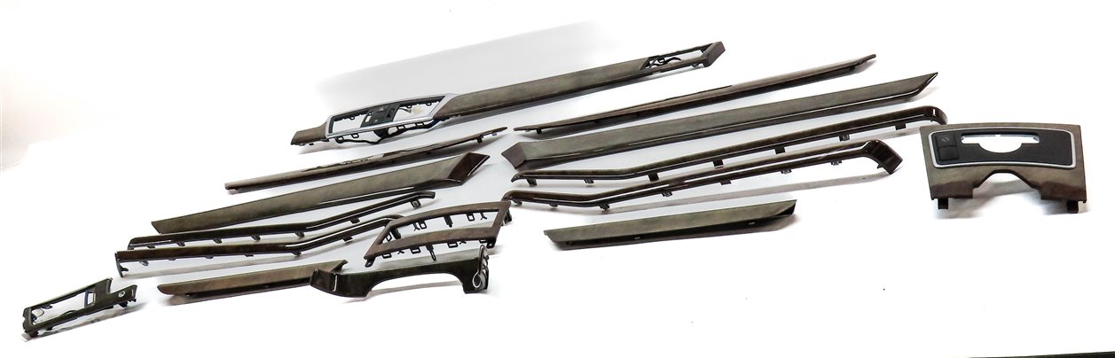 Thumbnail 2: 2010 MERCEDES E350 (W212) INTERIOR DASH CENTER CONSOLE DOOR TRIM SET/15 (Walnut)