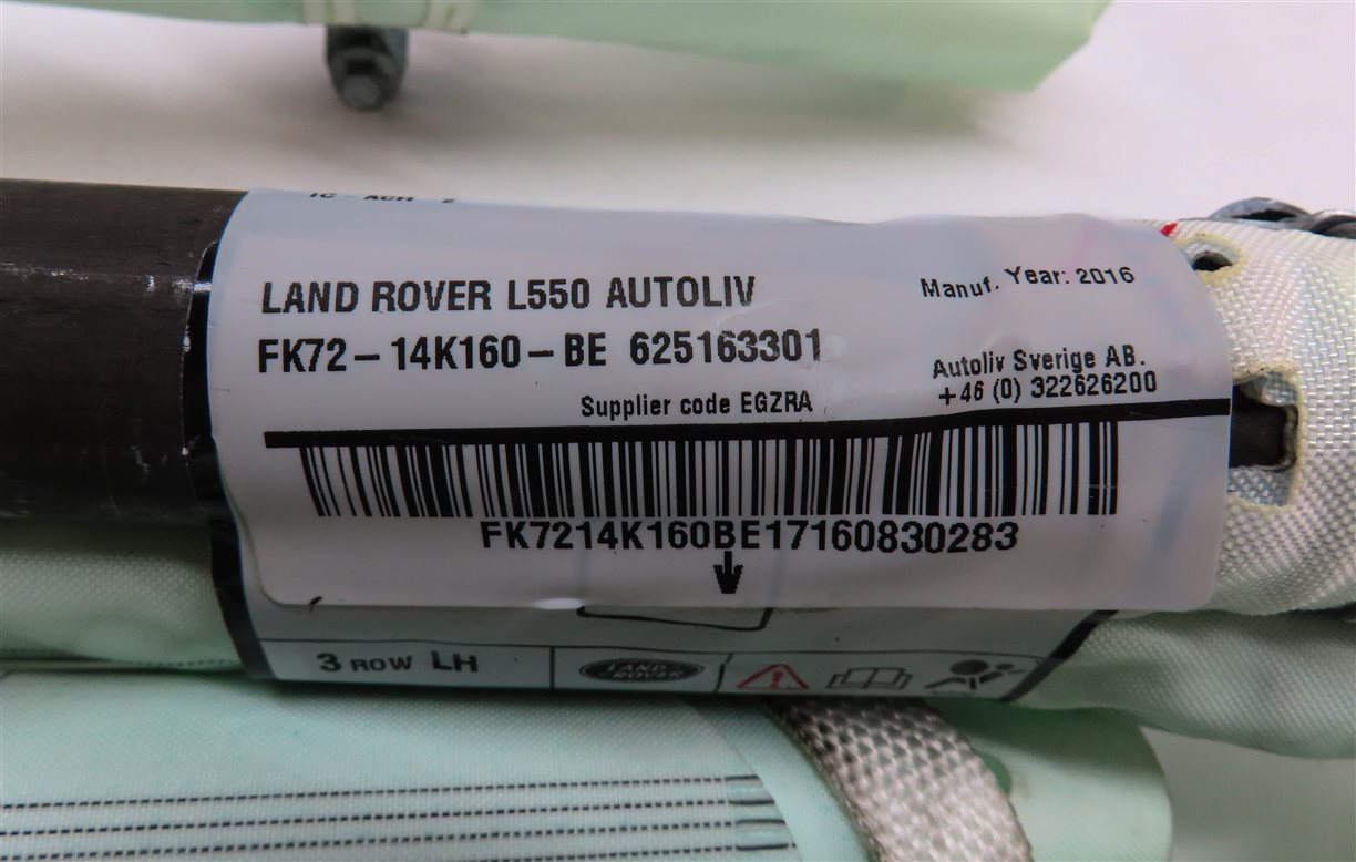 Thumbnail 6: 2015-2019 LAND ROVER DISCOVERY SPORT (L550) LEFT SIDE CURTAIN AIRBAG AIR BAG