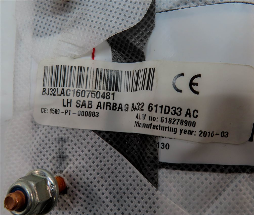 Thumbnail 5: 12-19 DISCOVERY SPORT EVOQUE (L538 L550) LEFT FRONT DRIVER SEAT AIRBAG AIR BAG