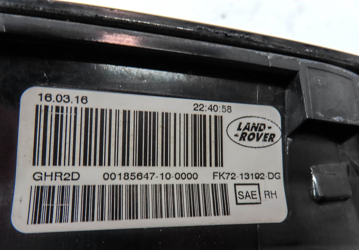 Thumbnail 5: 15-19 LAND ROVER DISCOVERY SPORT (L550) RIGHT REAR INNER TAILLIGHT LIGHT LAMP
