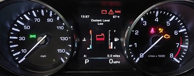 Thumbnail 2: 16 DISCOVERY SPORT L550 2.0L SPEEDOMETER BODY ECM ECU ENGINE MODULE & KEY SET