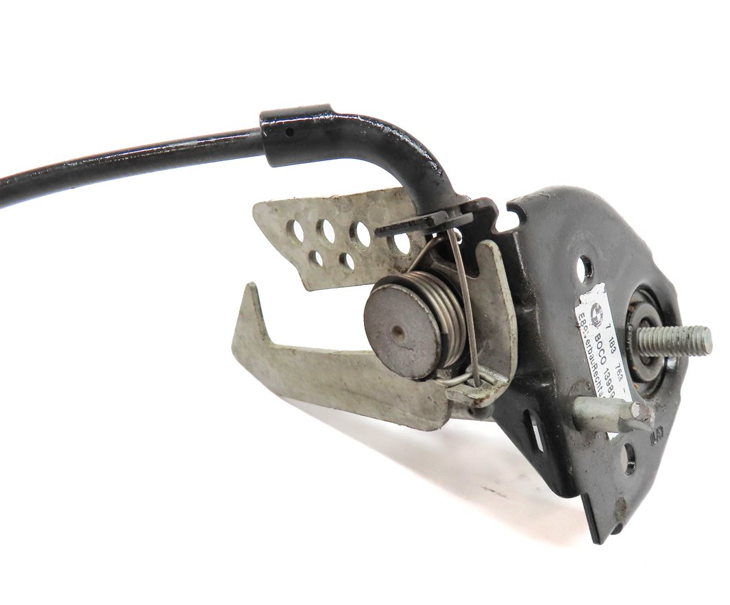 Thumbnail 11: 11 BMW 535XIGT F07 FRONT LEFT & RIGHT HOOD LOCK LATCH RELEASE LEVER SET w/CABLE