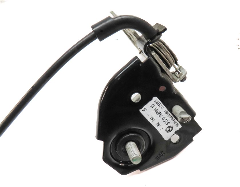 Thumbnail 8: 11 BMW 535XIGT F07 FRONT LEFT & RIGHT HOOD LOCK LATCH RELEASE LEVER SET w/CABLE