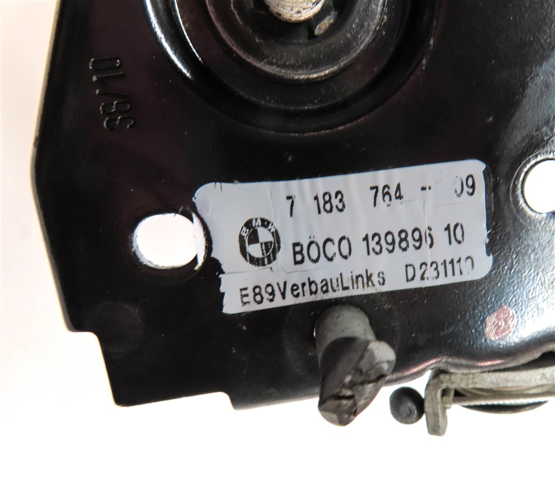 Thumbnail 9: 11 BMW 535XIGT F07 FRONT LEFT & RIGHT HOOD LOCK LATCH RELEASE LEVER SET w/CABLE