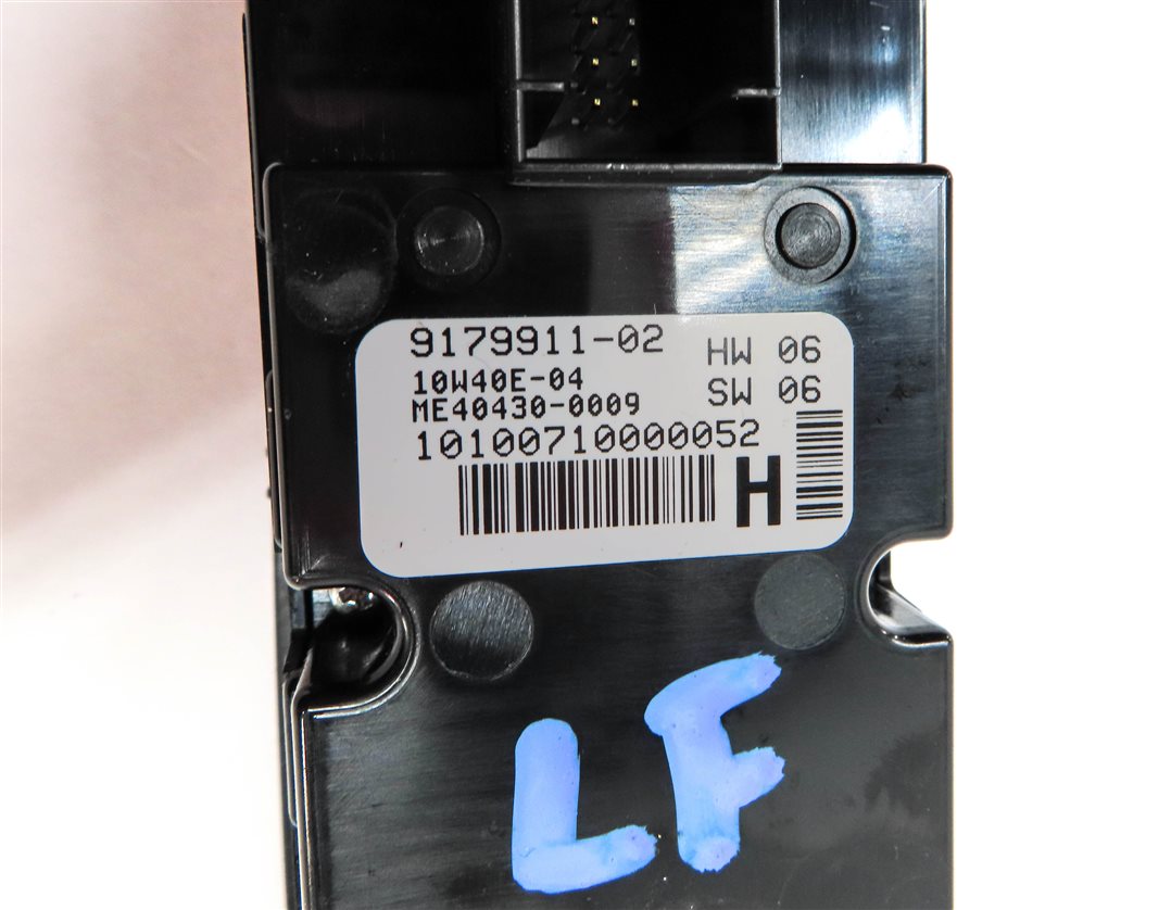 Thumbnail 7: 10-19 BMW 5 6 M5 M6 (F06 F10 F12 F13) LEFT DRIVER PFOLD WINDOW SWITCH w/ SHADE