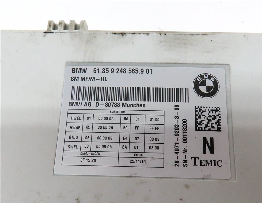 Thumbnail 4: 2012-2019 BMW 3 5 7 M5 M6 X3 X4 FRONT LEFT OR RIGHT MEMORY SEAT CONTROL MODULE