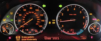 11-14 BMW 528i 535i 550i 640i 650i 740i 750i 760i X3 SPEEDOMETER GAUGE (157k)