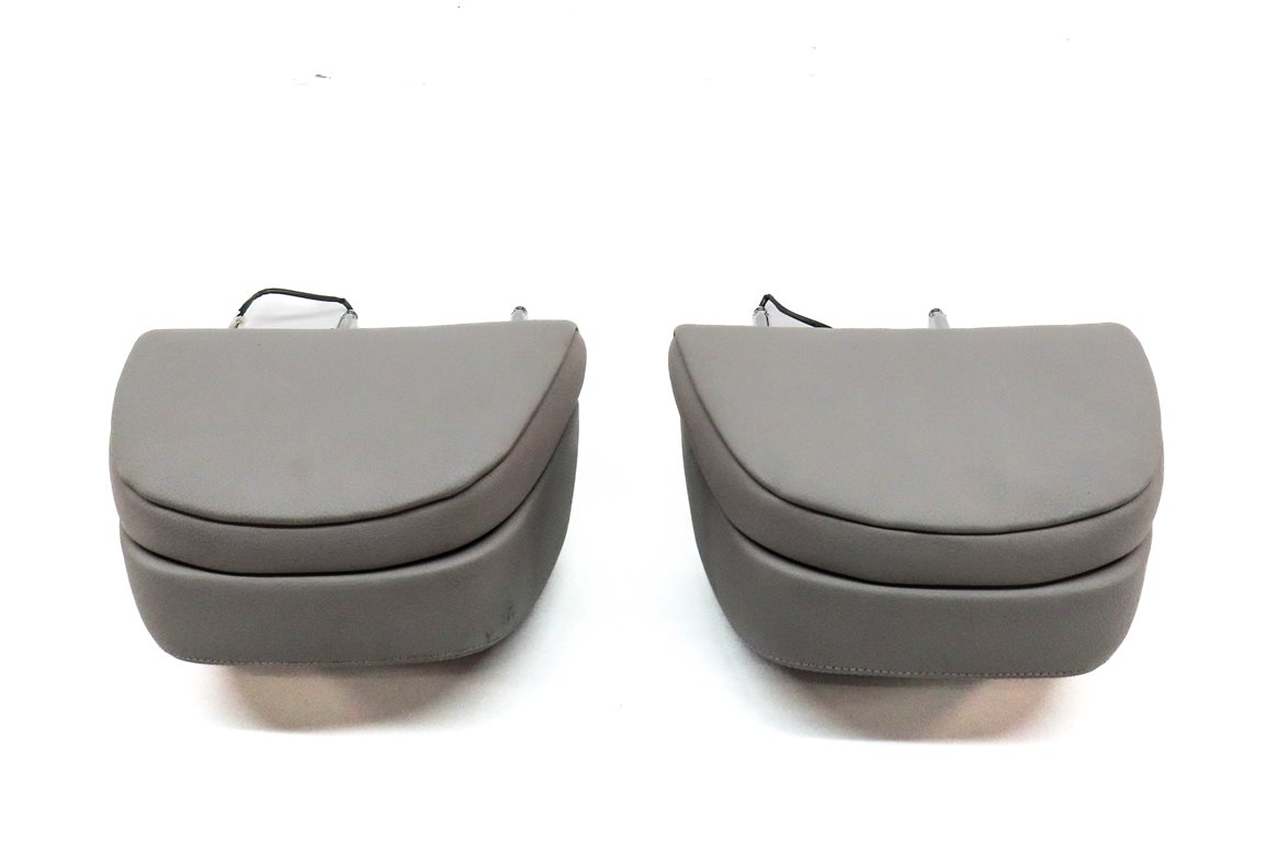 Thumbnail 4: 10-13 BMW 535iGT 550iGT F07 FRONT LEFT & RIGHT ACTIVE COMFORT HEADREST SET(Gray)
