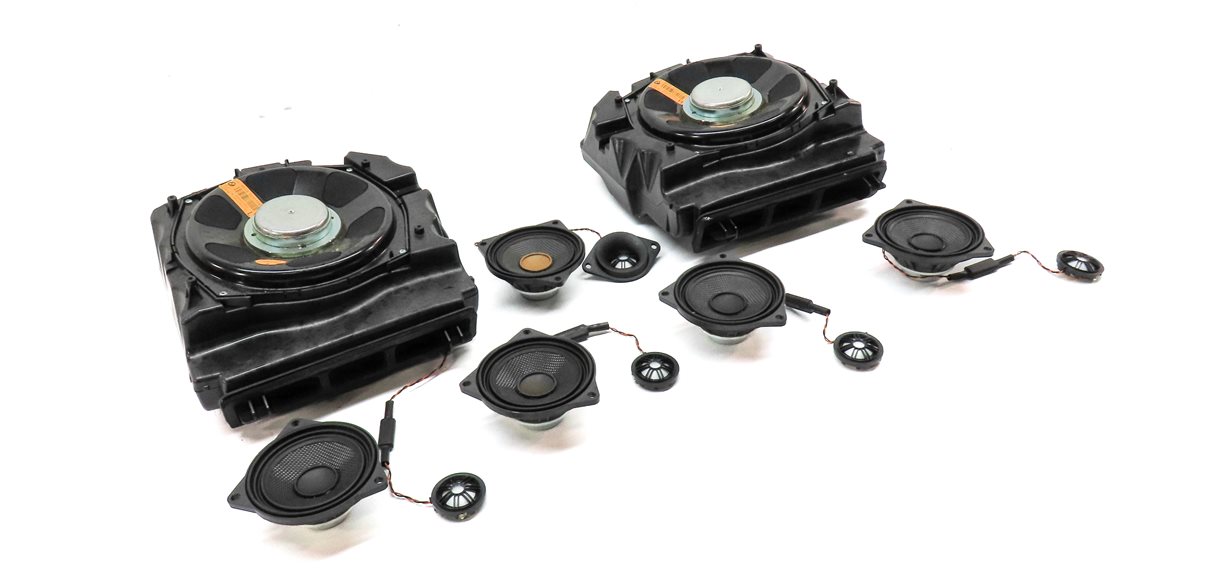 Thumbnail 12: 11 BMW 535XIGT (F07) STEREO AUDIO SOUND SYSTEM SPEAKER TWEETER SUBWOOFER SET/12