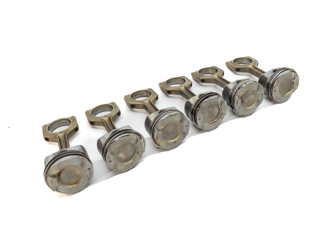 2010-2014 BMW 1/3/4/5/6/7/X1/X3/X5/X6 3.0L N55 TURBO ENGINE PISTON & ROD SET 6