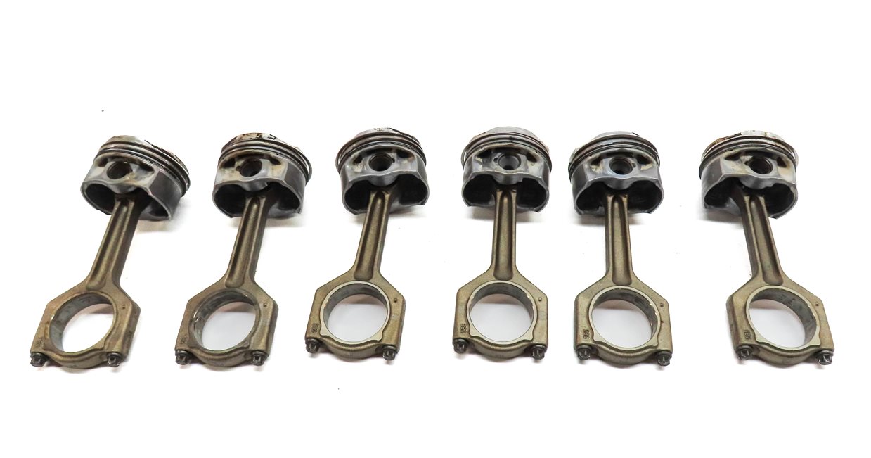 Thumbnail 5: 2010-2014 BMW 1/3/4/5/6/7/X1/X3/X5/X6 3.0L N55 TURBO ENGINE PISTON & ROD SET 6