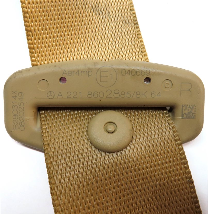 Thumbnail 5: 2013 MERCEDES S550 (W221) REAR RIGHT SEATBELT SEAT BELT RETRACTOR (Brown)