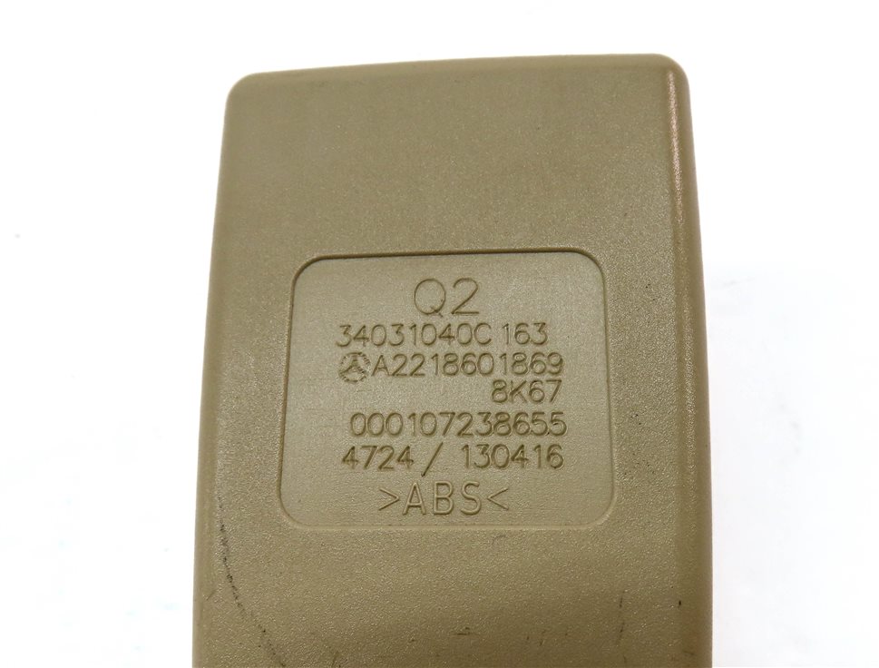 Thumbnail 6: 2008-2014 MERCEDES CL S CLASS (C216 W221) RIGHT FRONT SEATBELT RECEIVER (Brown)