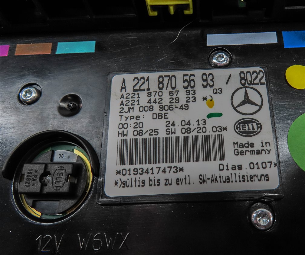 Thumbnail 8: 2013 MERCEDES S550 (W221) FRONT CENTER ROOF DOMELIGHT DOME LIGHT (Brown)