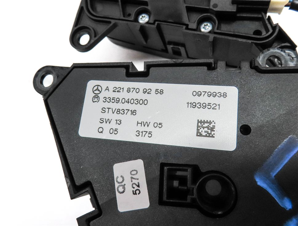 Thumbnail 6: 07-14 MERCEDES CL-CLASS S-CLASS W216 W221 FRONT LEFT DRIVER SEAT CONTROL SWITCH