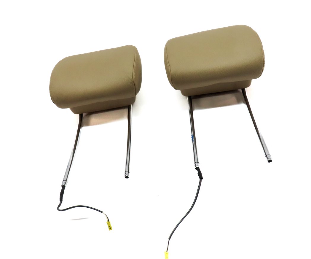 Thumbnail 2: 2010-2013 MERCEDES S CLASS (W221) FRONT LEFT & RIGHT HEADREST SET 2 (Brown)