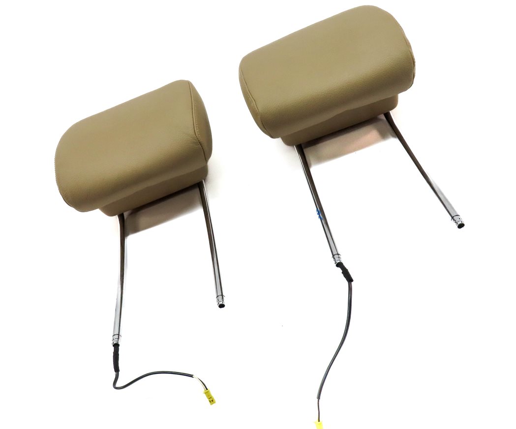 Thumbnail 3: 2010-2013 MERCEDES S CLASS (W221) FRONT LEFT & RIGHT HEADREST SET 2 (Brown)