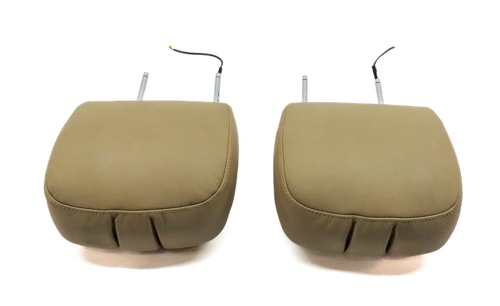Thumbnail 4: 2010-2013 MERCEDES S CLASS (W221) FRONT LEFT & RIGHT HEADREST SET 2 (Brown)