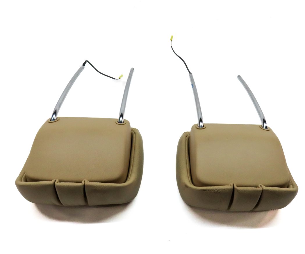 Thumbnail 5: 2010-2013 MERCEDES S CLASS (W221) FRONT LEFT & RIGHT HEADREST SET 2 (Brown)