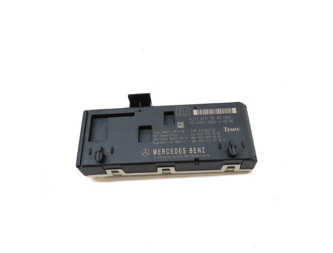 Thumbnail 2: 2007-2013 MERCEDES CL S CLASS (C216 W221) TRUNK LIFT LIFTGATE CONTROL MODULE