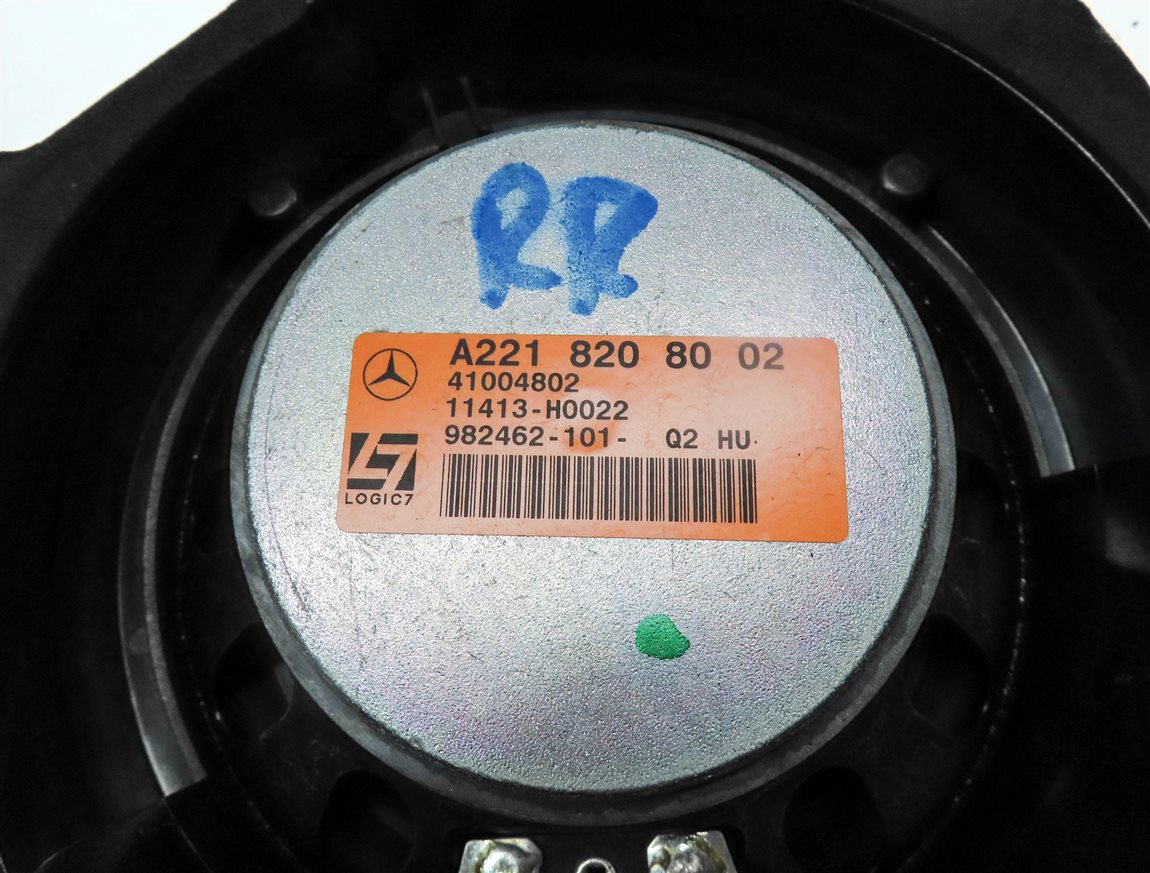 Thumbnail 13: 2013 MERCEDES S550 (W221) WOOFER MIDRANGE TWEETER LOGIC 7 SPEAKER SET OF 9