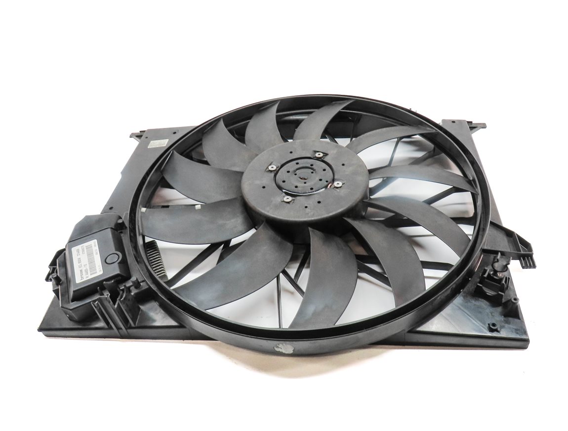 Thumbnail 2: 09-14 MERCEDES CL S W216 W221 RADIATOR COOLING FAN BLADE SHROUD MOTOR ASSEMBLY