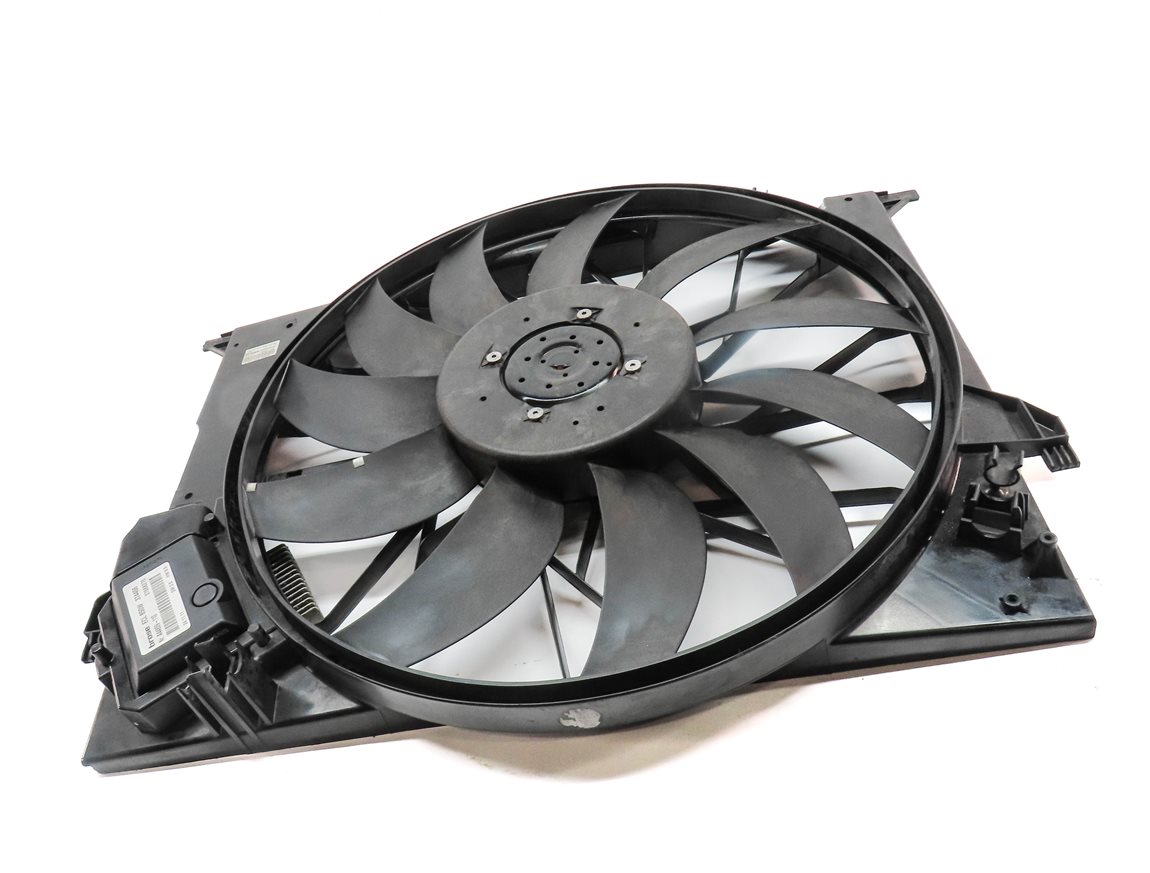 Thumbnail 3: 09-14 MERCEDES CL S W216 W221 RADIATOR COOLING FAN BLADE SHROUD MOTOR ASSEMBLY