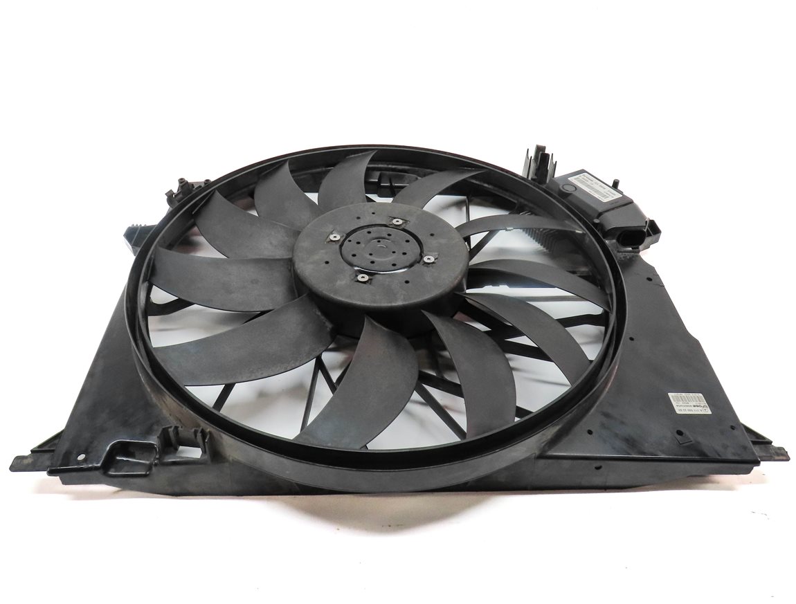 Thumbnail 4: 09-14 MERCEDES CL S W216 W221 RADIATOR COOLING FAN BLADE SHROUD MOTOR ASSEMBLY