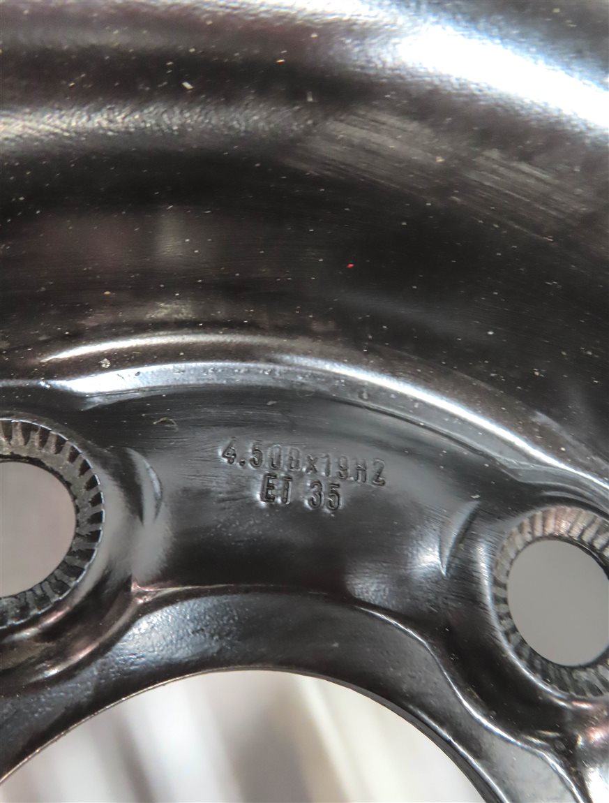 Thumbnail 7: 2008-2014 MERCEDES BENZ CL S CLASS (C216 W221) 19x4.5 SPARE TIRE WHEEL RIM