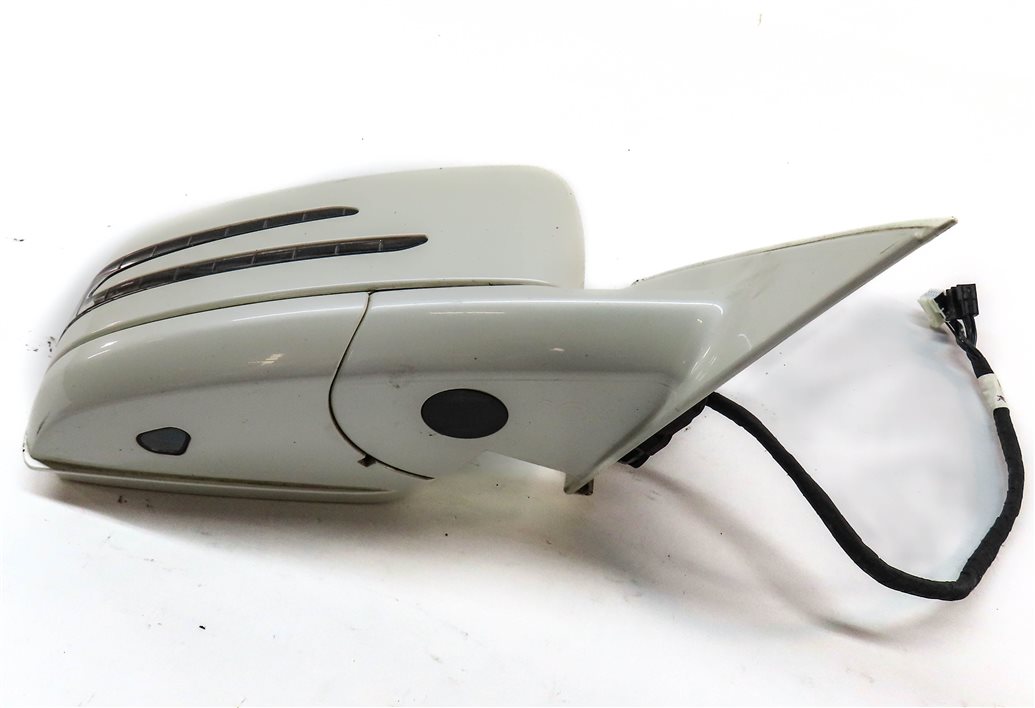 Thumbnail 7: 10-13 MERCEDES S-CLASS W221 RIGHT DOOR MIRROR P-FOLD HEAT MEMORY AUTODIM (White)