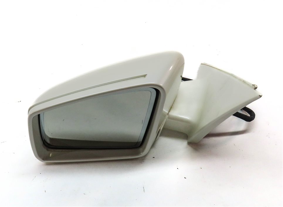 10-13 MERCEDES S-CLASS W221 LEFT DOOR MIRROR P-FOLD HEAT MEMORY AUTODIM (White)