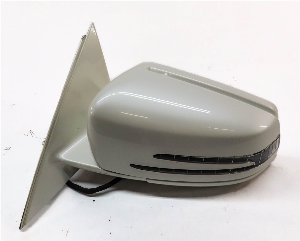 Thumbnail 6: 10-13 MERCEDES S-CLASS W221 LEFT DOOR MIRROR P-FOLD HEAT MEMORY AUTODIM (White)