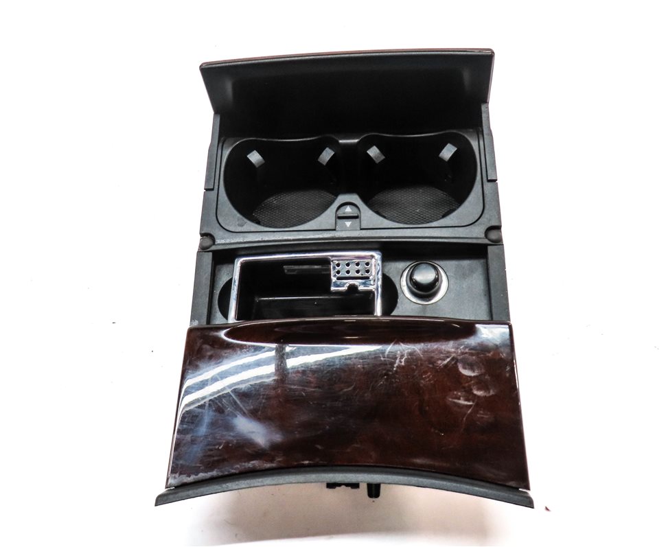 Thumbnail 6: 2013 MERCEDES S550 (W221) FRONT CENTER CONSOLE CUPHOLDER CUP HOLDER (Walnut)