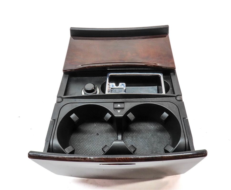 Thumbnail 7: 2013 MERCEDES S550 (W221) FRONT CENTER CONSOLE CUPHOLDER CUP HOLDER (Walnut)