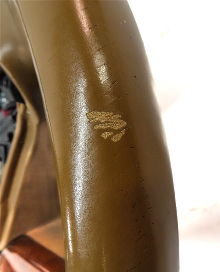 Thumbnail 8: 10-13 MERCEDES S CLASS W221 4 SPOKE STEERING WHEEL WALNUT WOOD & LEATHER (Brown)