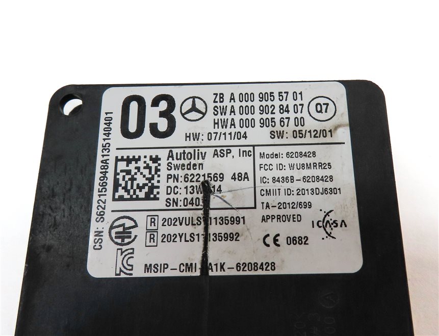 Thumbnail 4: 2014 MERCEDES GL350 GL450 GL550 GL63 CLS550 (C218 X166) BLIND SPOT RADAR MODULE